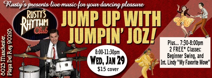 Jump up with Jumpin' Joz at Rusty's