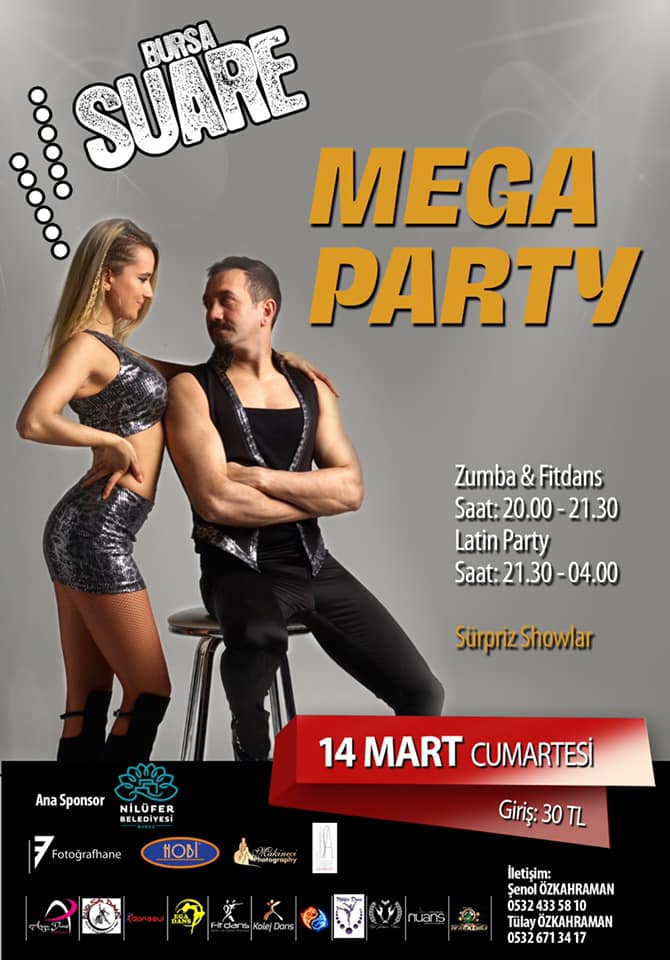 14 Mart Cumartesi SUARE Mega PARTY