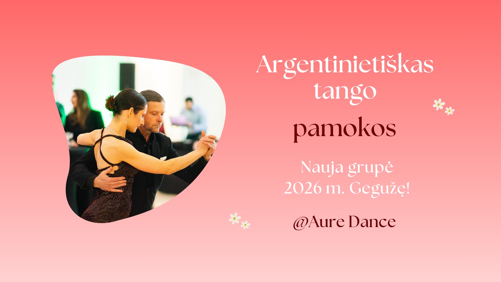 Argentinietiškas tango Pamokos pradedantiesiems Vilniuje!