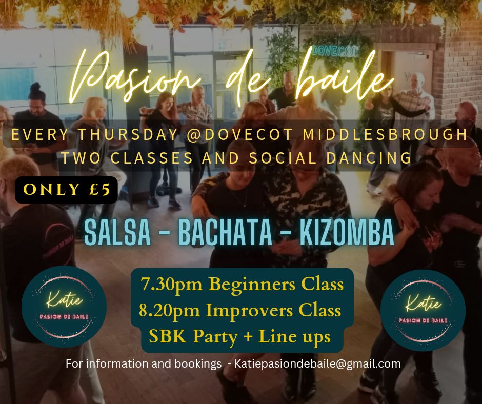 Latin dance Classes- every Thursday in Middlesbrough β¨οΈ
