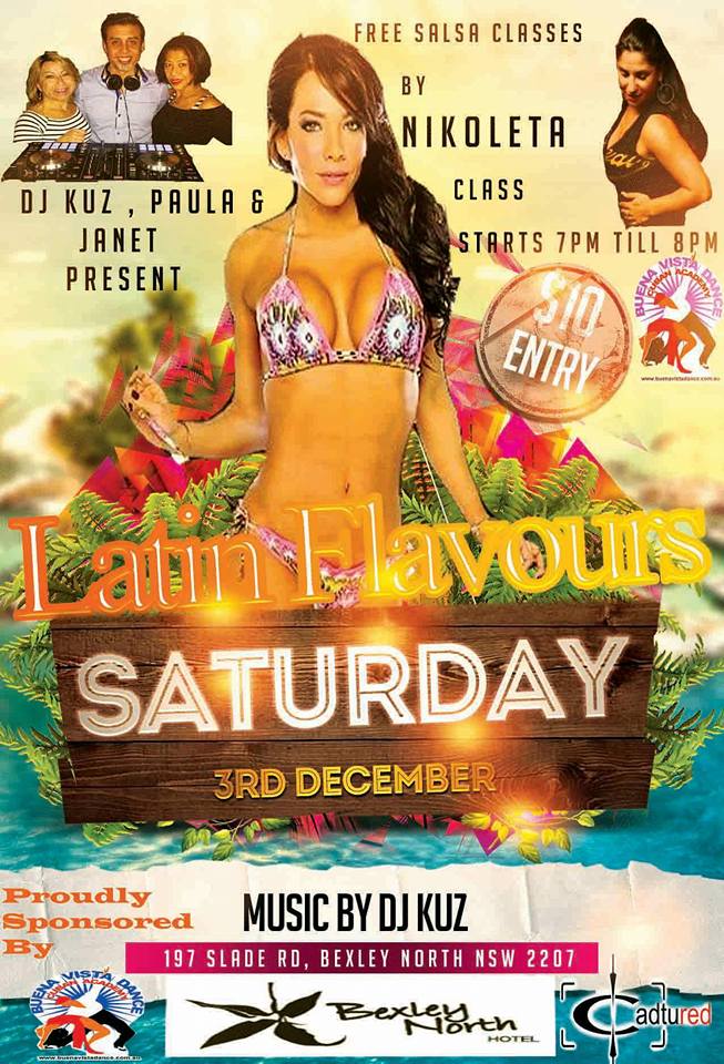 One Off PARTY "Club Latin Flavours" From Albion Hotel To Bexley North Hotel
