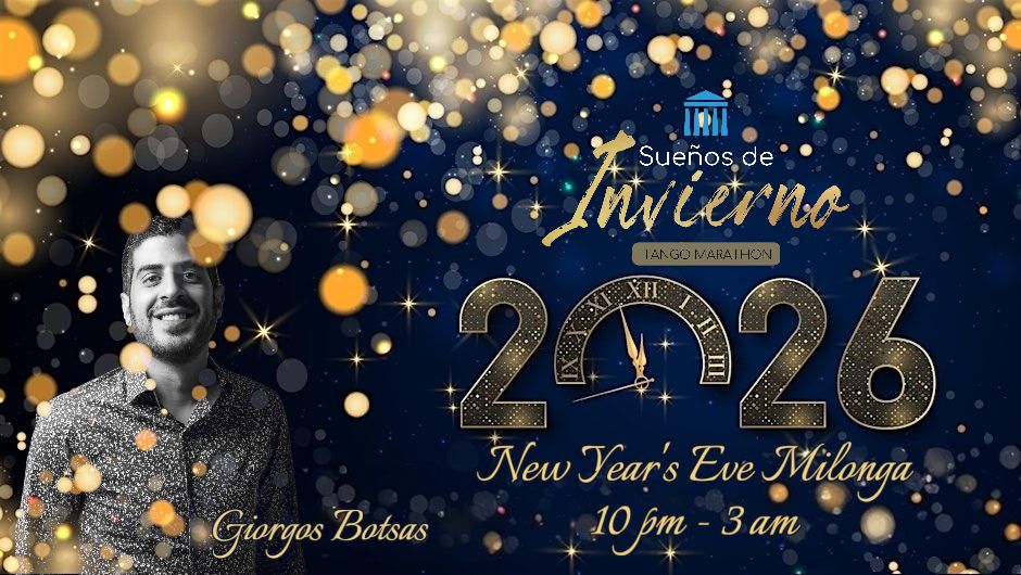 New Year's Eve Milonga - Dj Giorgos Botsas - 10 PM - 3 AM -Hosted @ Tango Notturno - Open to Public