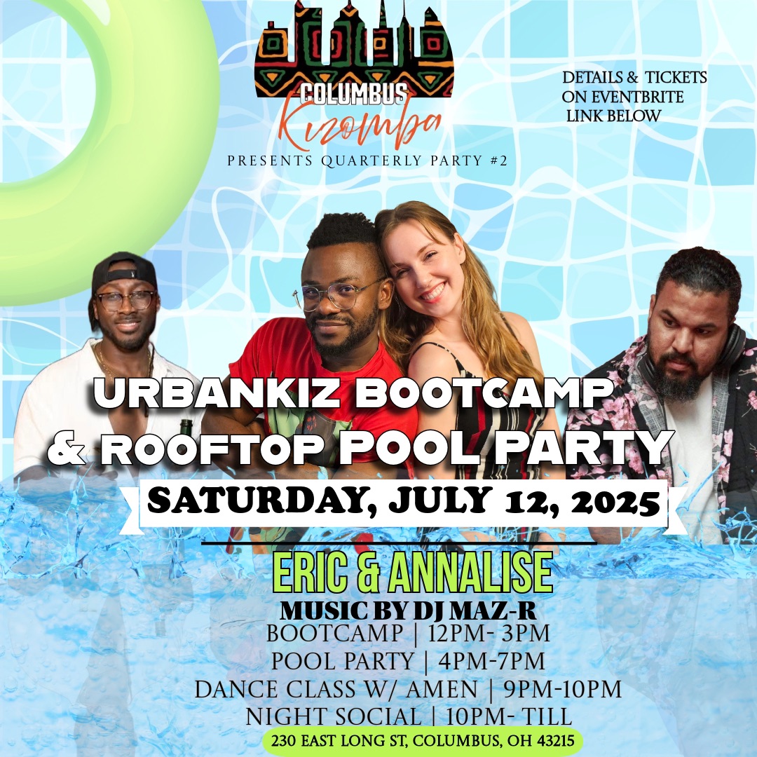 Columbus Kizomba Quarterly Party Summer Rooftop Pool Edition