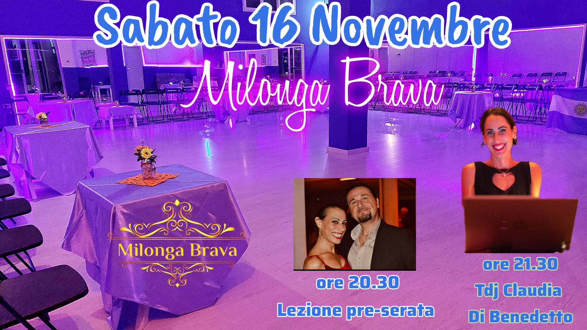 Milonga Brava con Tdj Claudia Di Benedetto