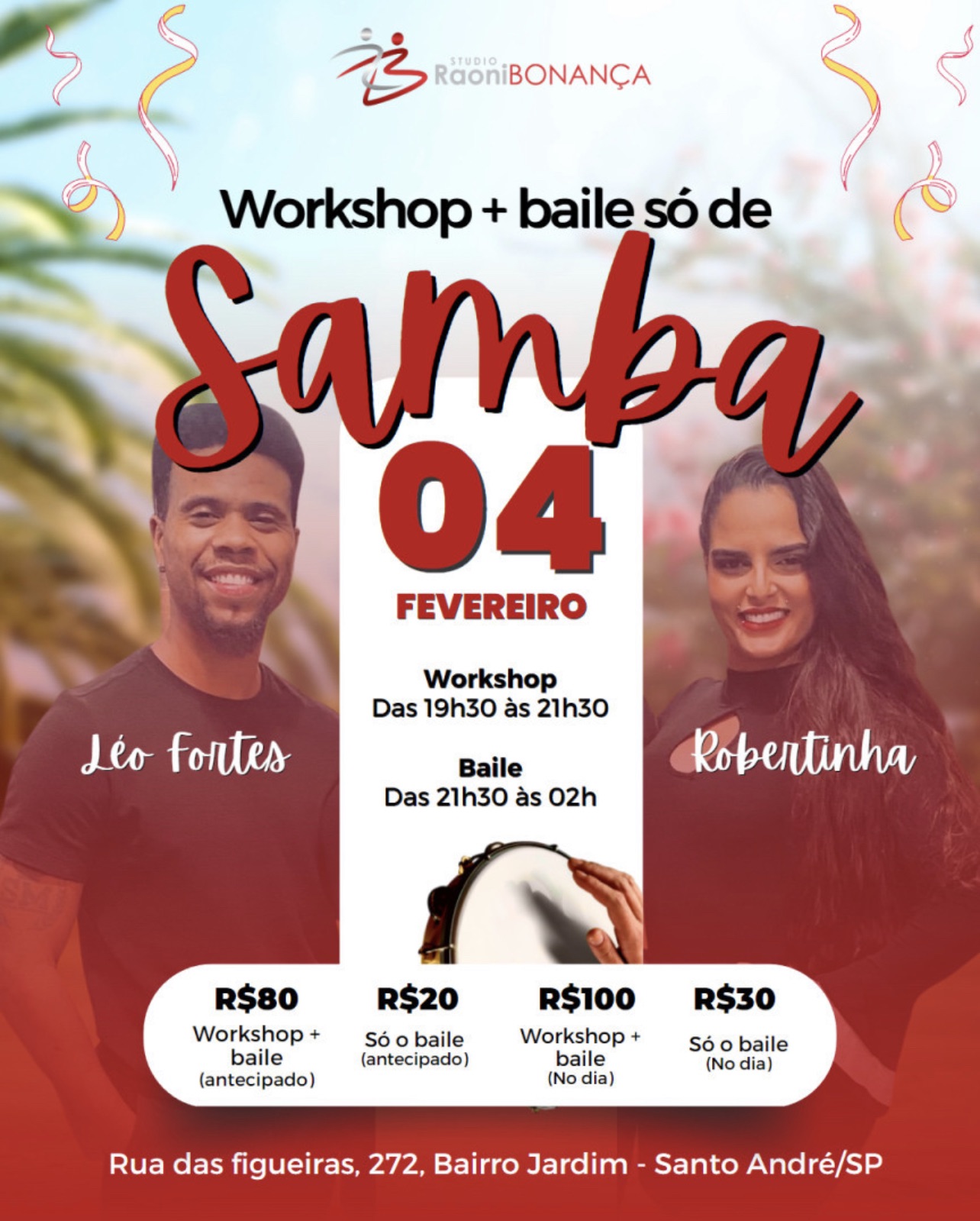 Workshop com Léo Fortes e Robertinha