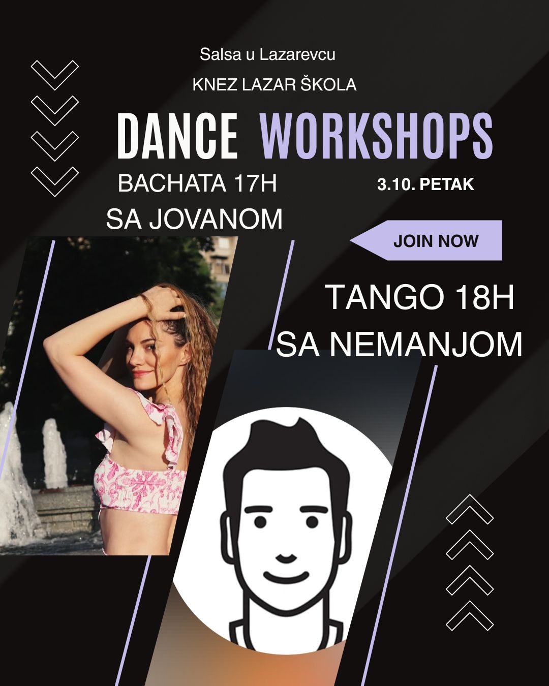 TANGO I BACHATA RADIONICE U LAZAREVCU