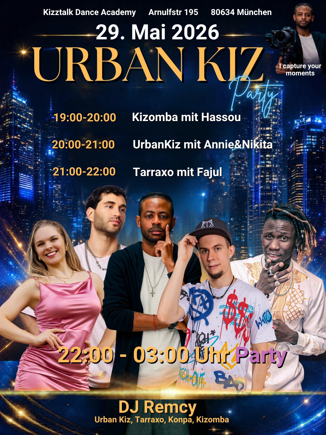 UrbanKiz&Kizomba Party @Kizztalk mit DJ Remcy