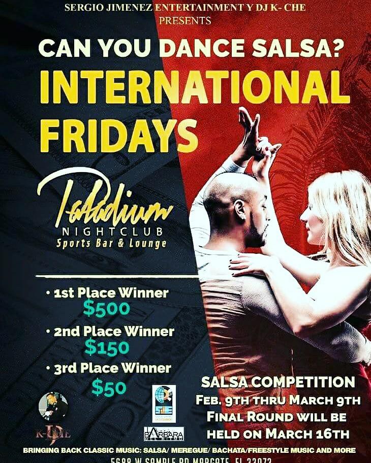 International Fridays 2nd week of Salsa Contest