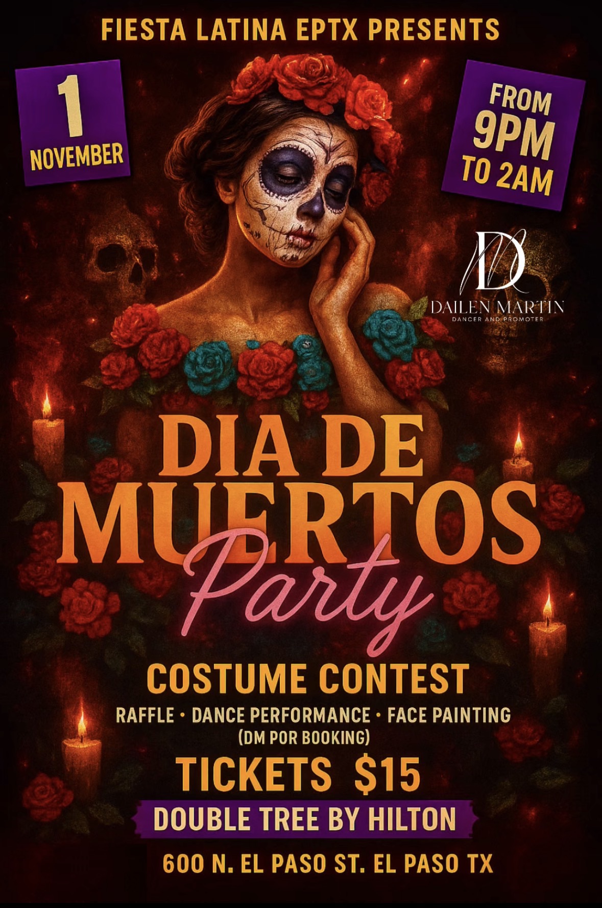Fiesta Latina EPTX celebrating Day of the Dead🌼