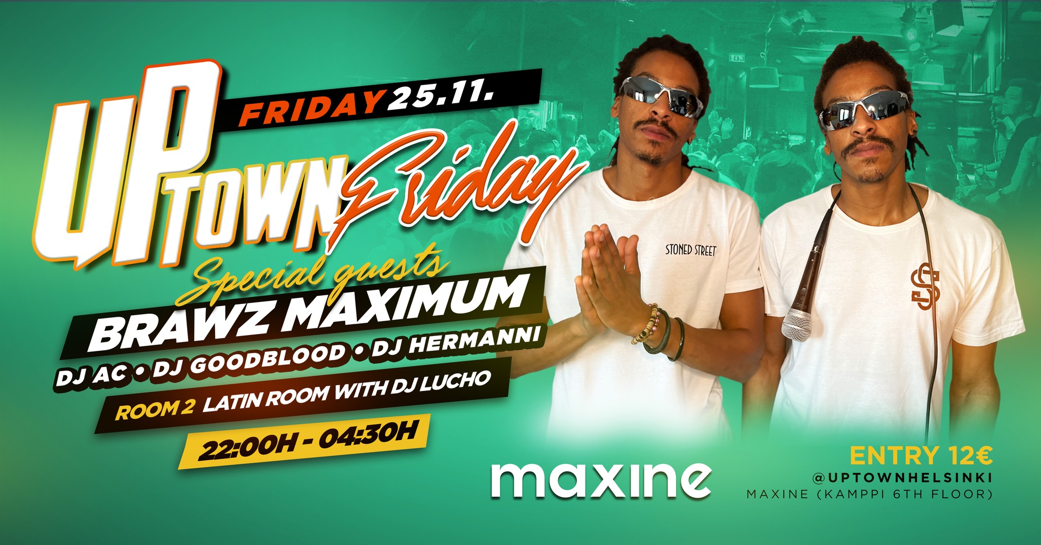 UPTOWN FRIDAY 25.11. w BRAWZ MAXIMUM