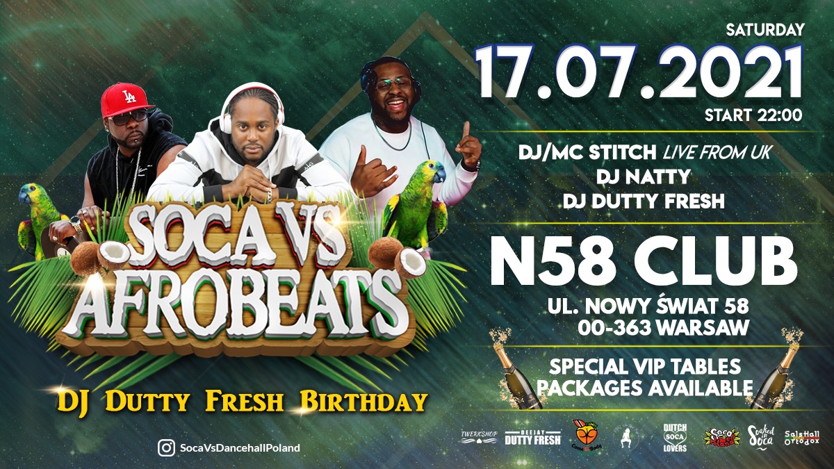 Soca VS Afrobeats - DJ Dutty Fresh Birthday