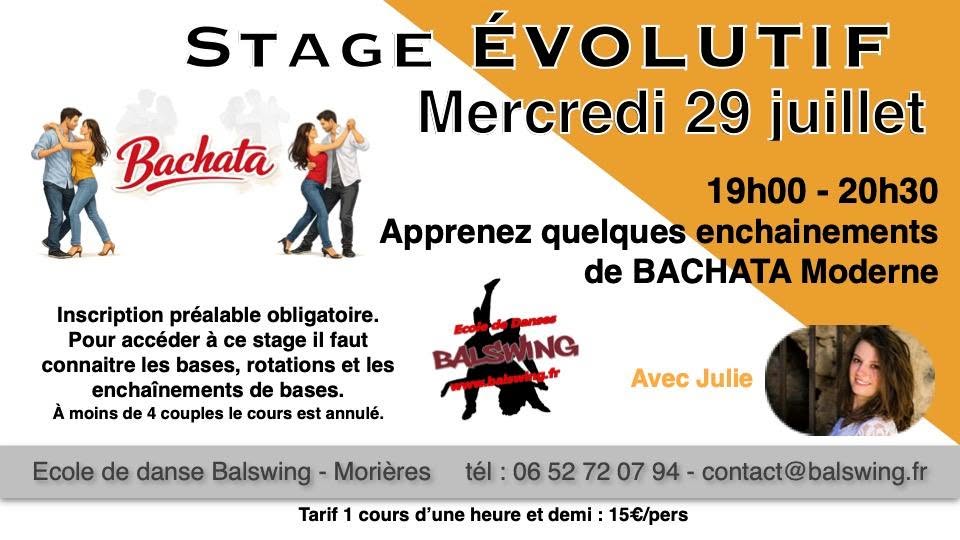 Stage Bachata évolutif au Balswing