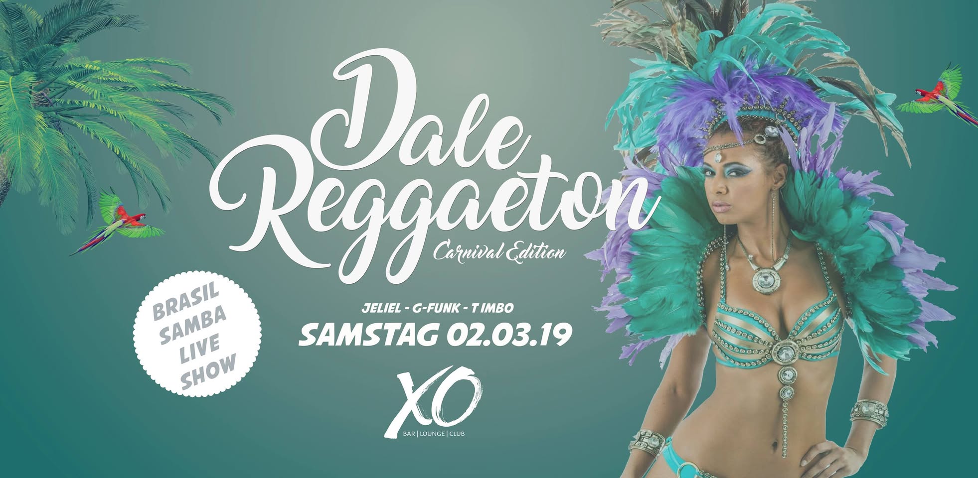 Pforzheim Dale Reggaeton Samstag 02.03 XO Club
