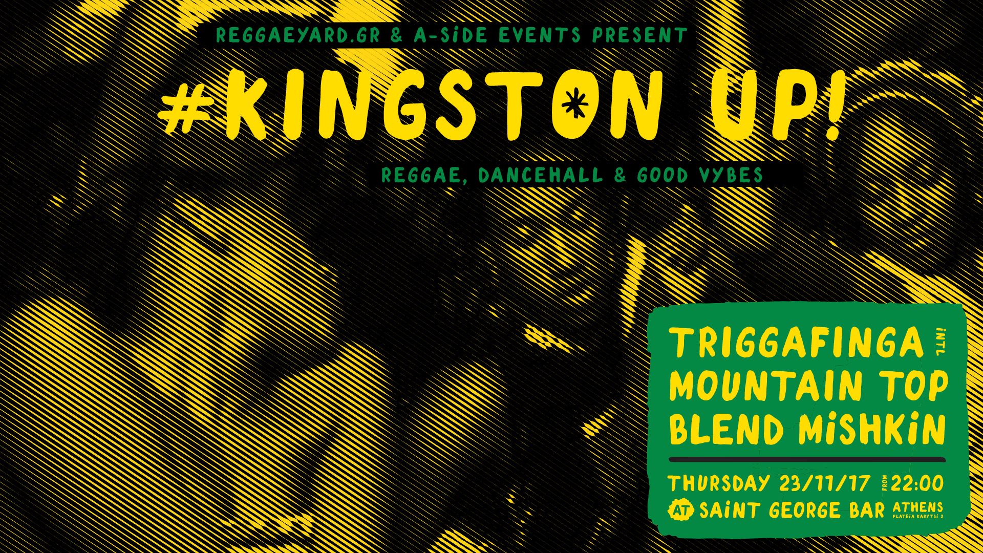 Kingston Up! Triggafinga Intl, Mountain Top & Blend Mishkin