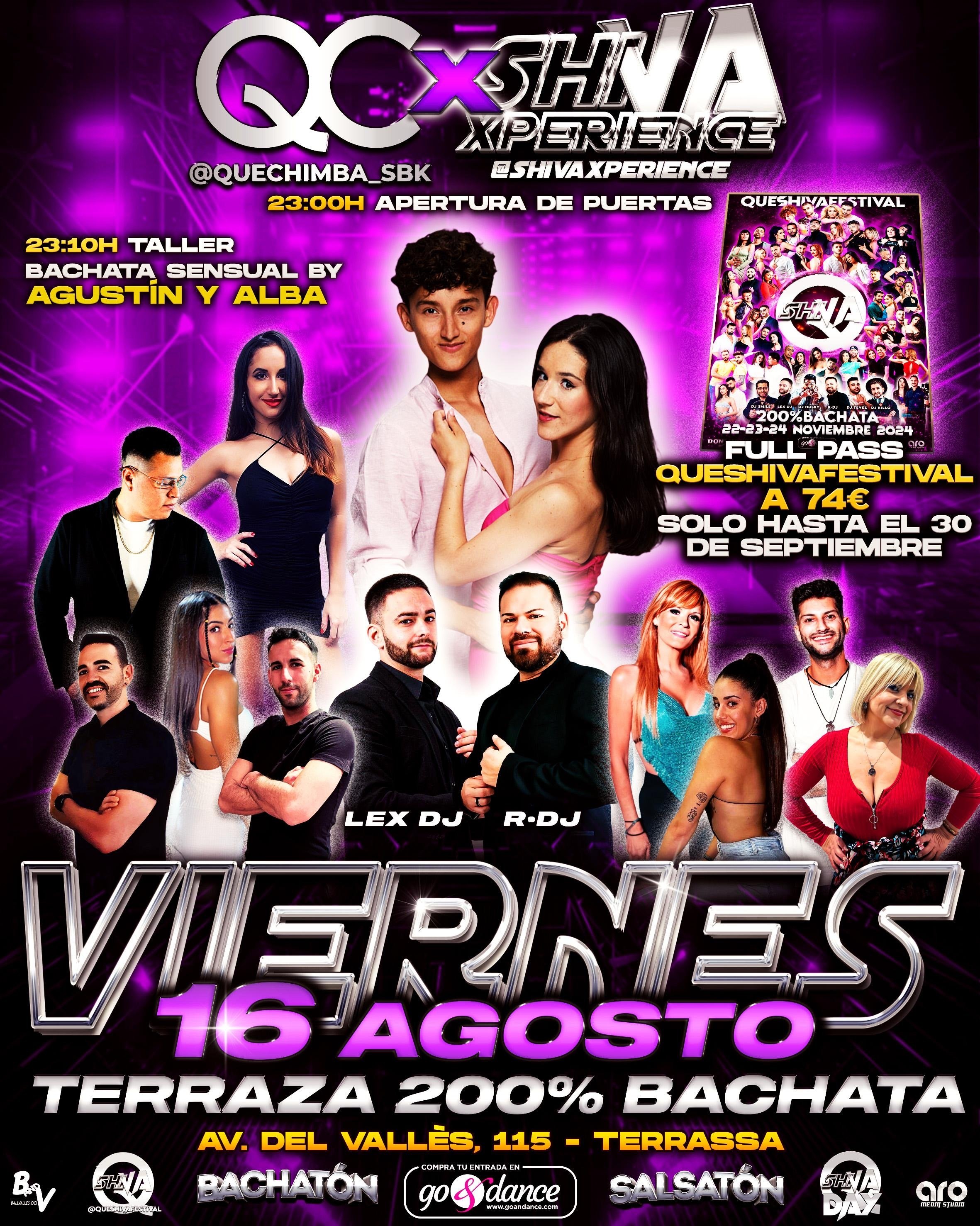 ??VIERNES 16 DE AGOSTO ?? TERRAZA 200% BACHATA ??