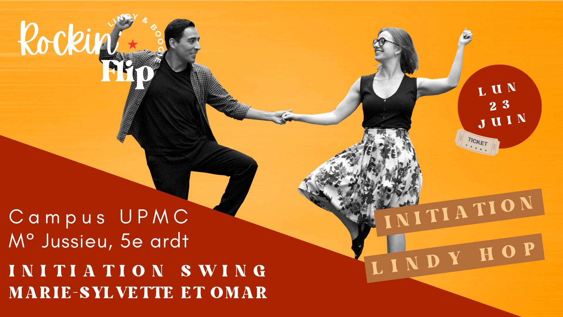 ✨ Initiation Swing ✨ Atelier Découverte avec Marie-Sylvette et Omar