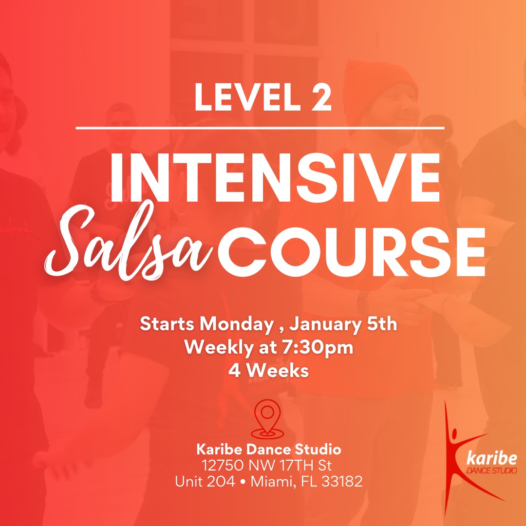 Salsa (Level 2) Intensive Course - 4 Weeks