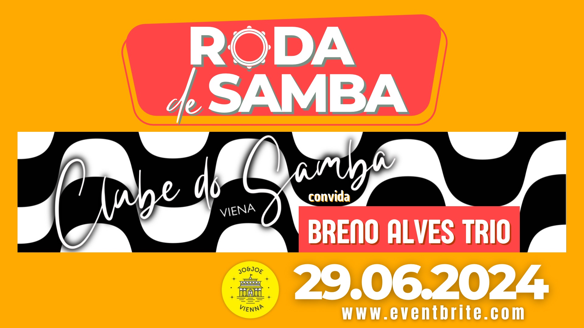 Roda de Samba Clube do Samba Viena convida Breno Alves Trio