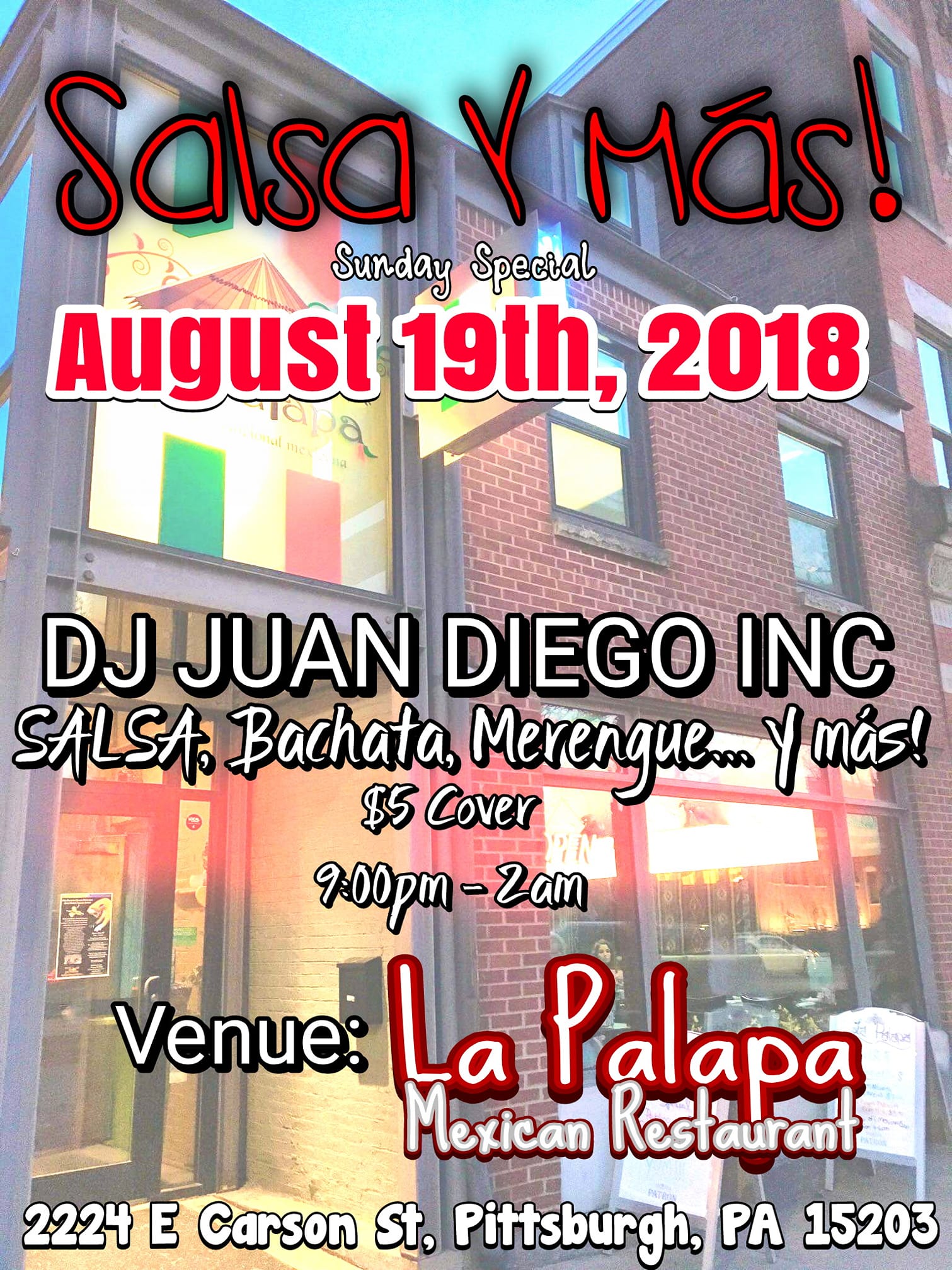 La Palapa SALSA NIGHT - By DJ JUAN DIEGO INC