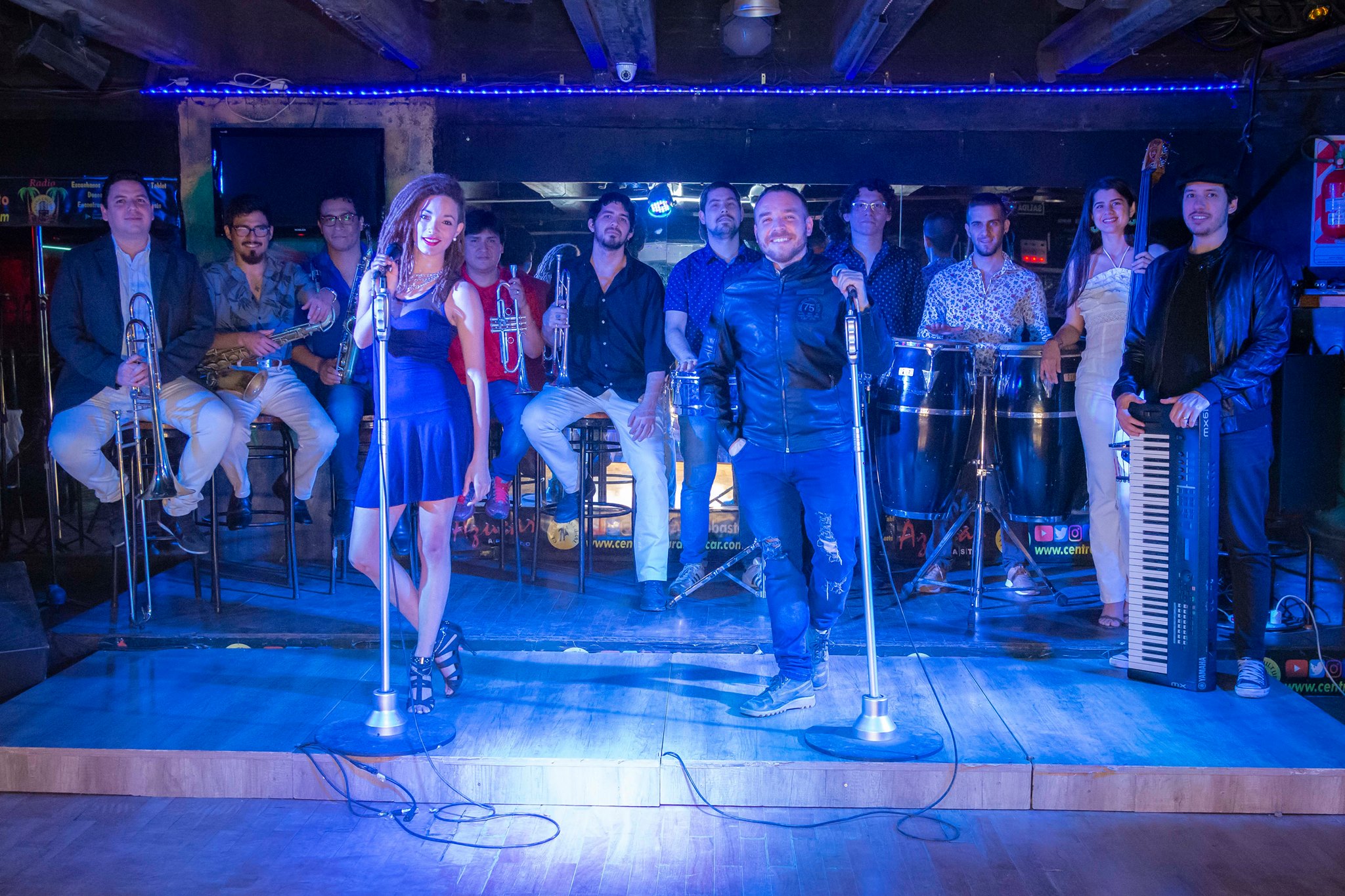 Azucar Orquesta en vivo Clases + Social Salsero