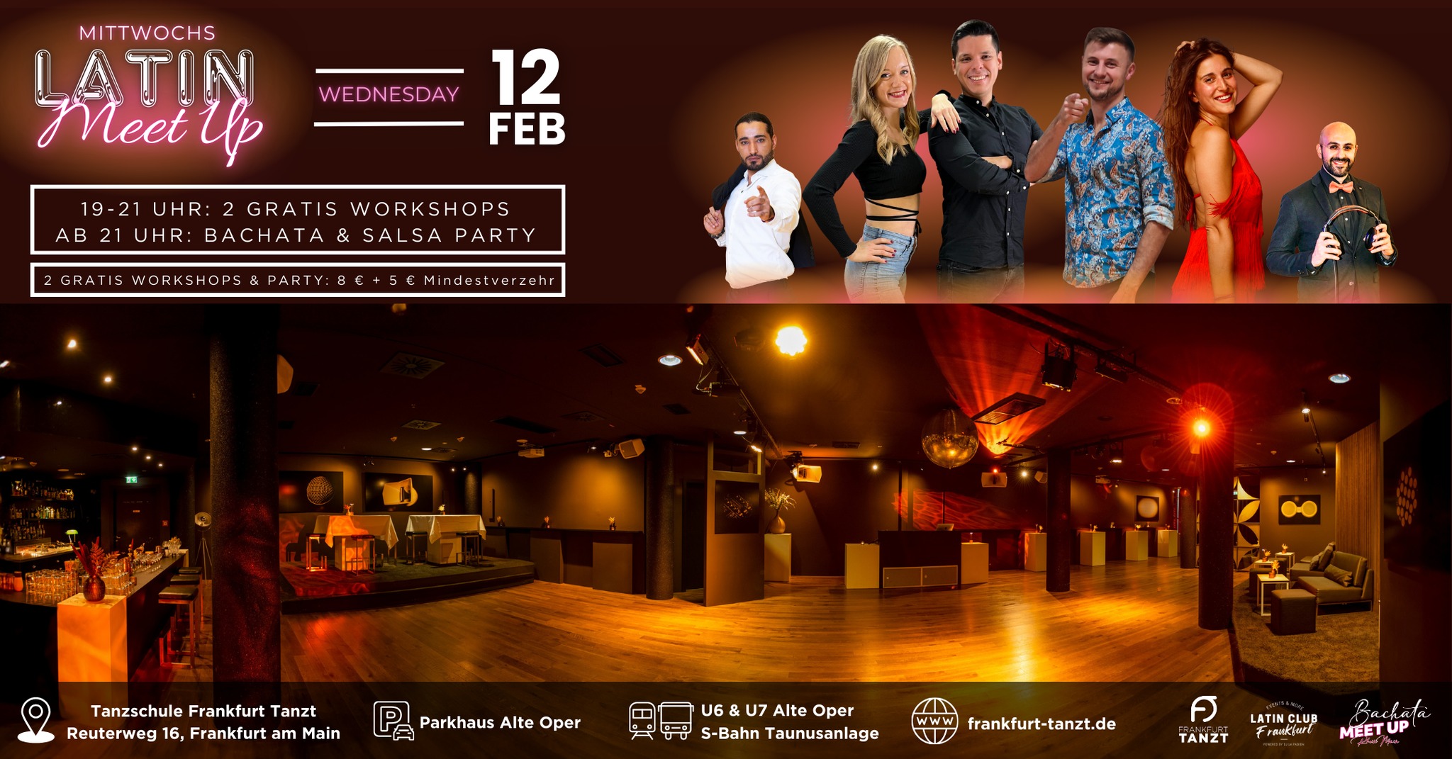★ LATIN MEET UP ★ - Die Mittwochs Latin Party in Frankfurt!