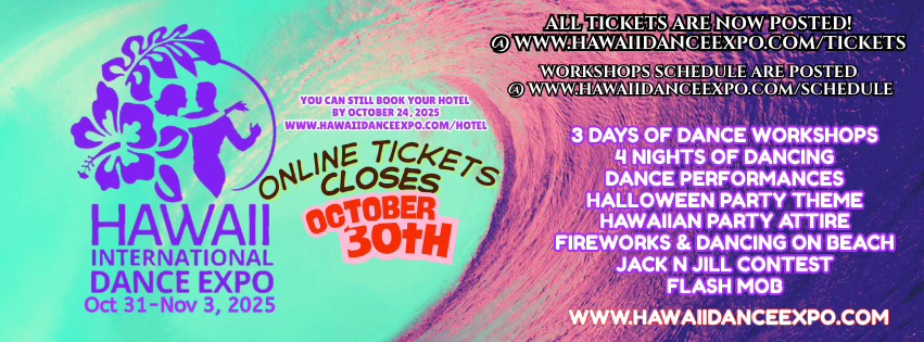 Hawai'i Dance Expo - Oct 31-Nov 3, 2025