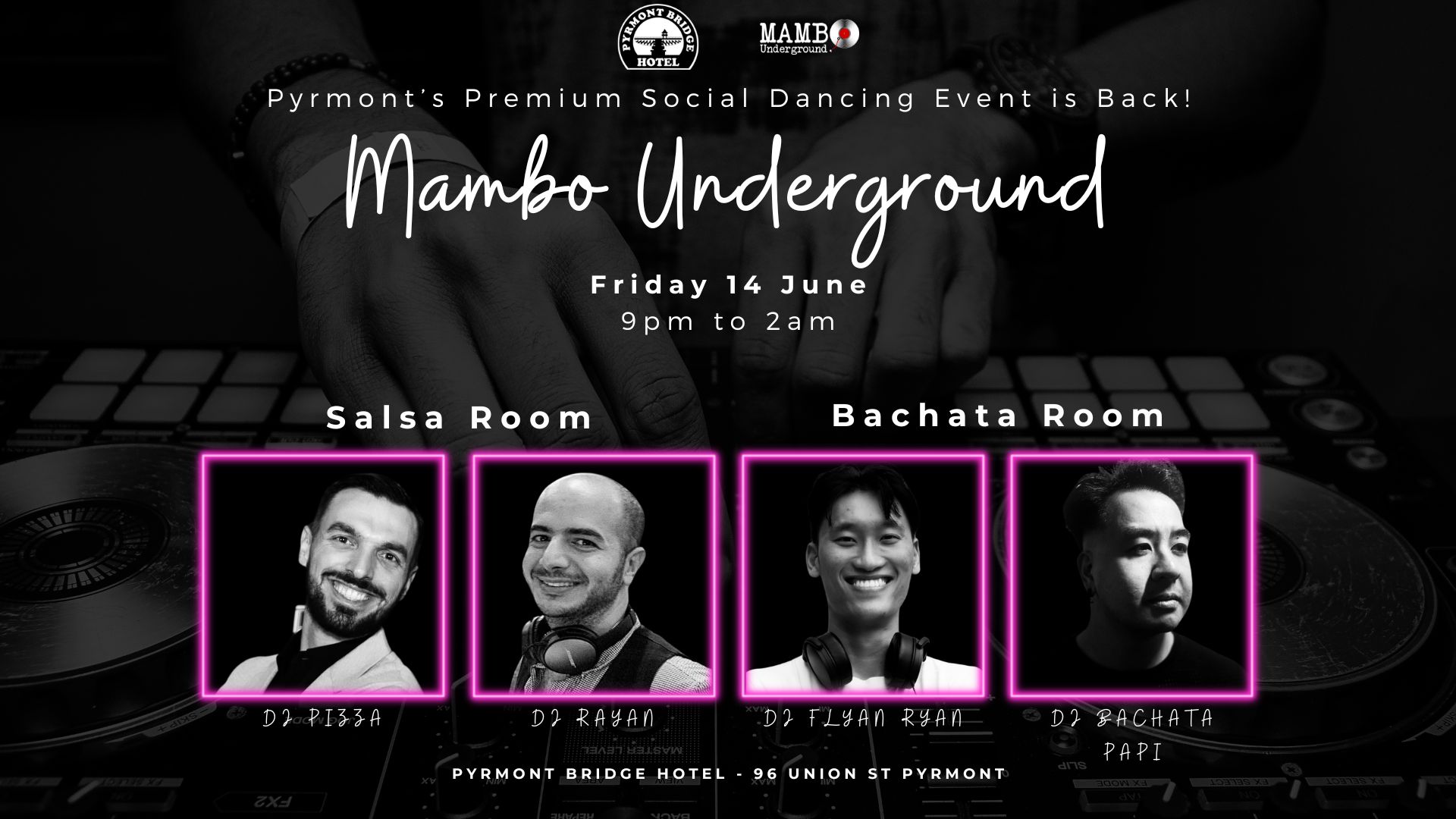 Mambo Underground ReLaunch Special Fri 13 Oct