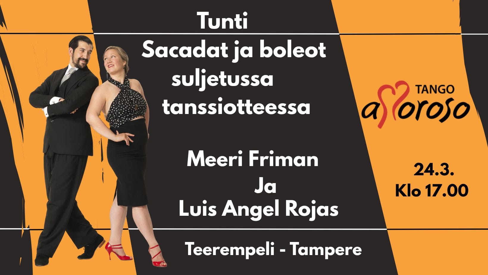 TUNTI Meeri ja Luis "Sacadat ja boleot suljetussa tanssiotteessa"