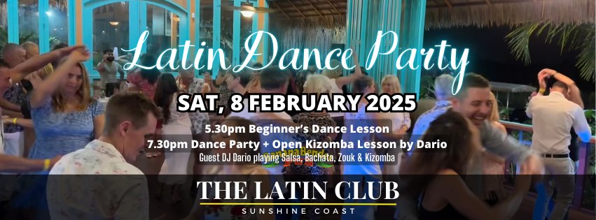 The Latin Club Dance Party - Sunshine Coast @ Banana Bender Pub 8-2-25