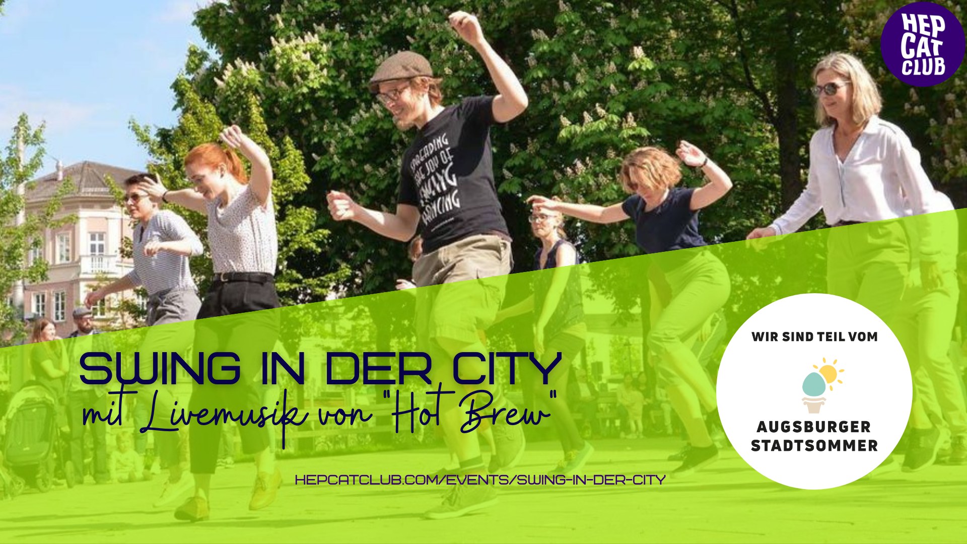 Swing in der City Auftakt mit Livemusik von "Hot Brew"