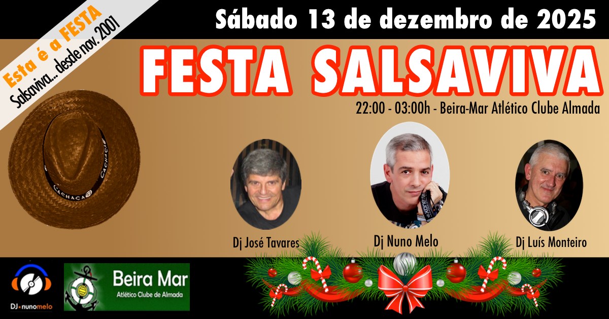 Festa Salsaviva de Natal - Sábado 13 de Dezembro 2025