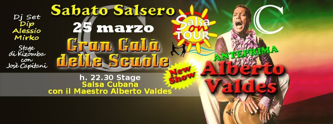 Sabato Salsero e Gran Galà per Salsa On Tour 2017 VI^ Ed.