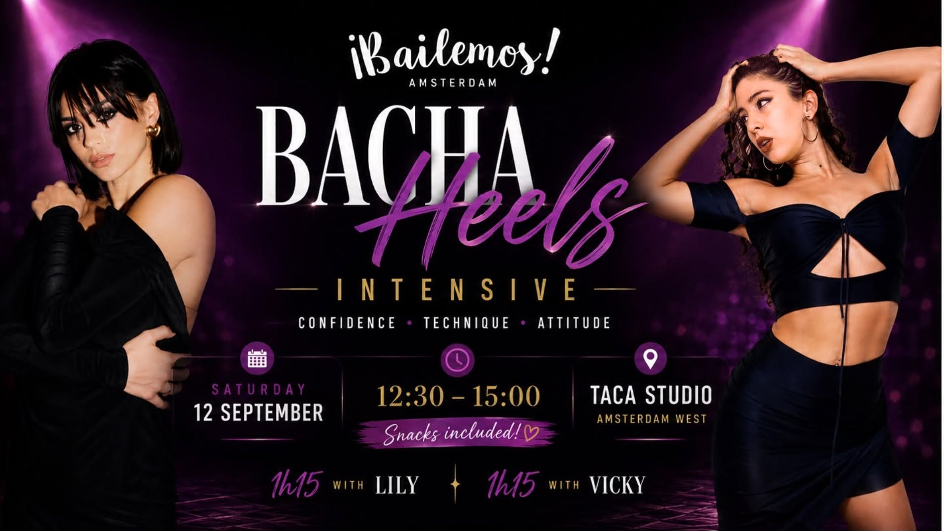 Bacha-Heels intensive with Vicky & Lily