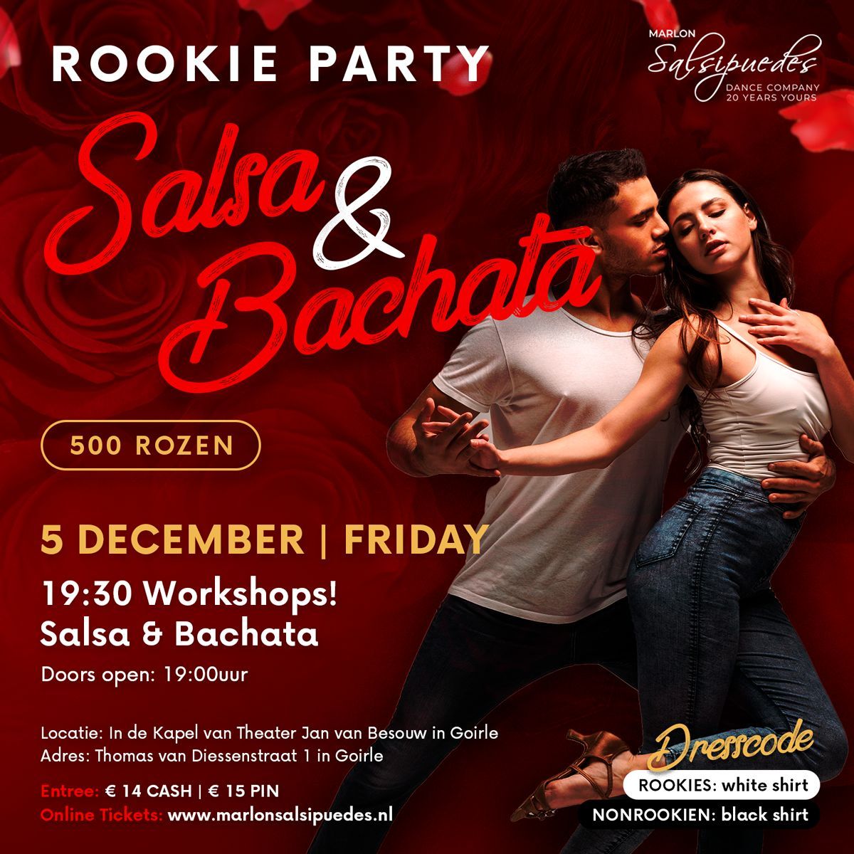 Salsipuedes Rookie Party (Salsa & Bachata) 5 December