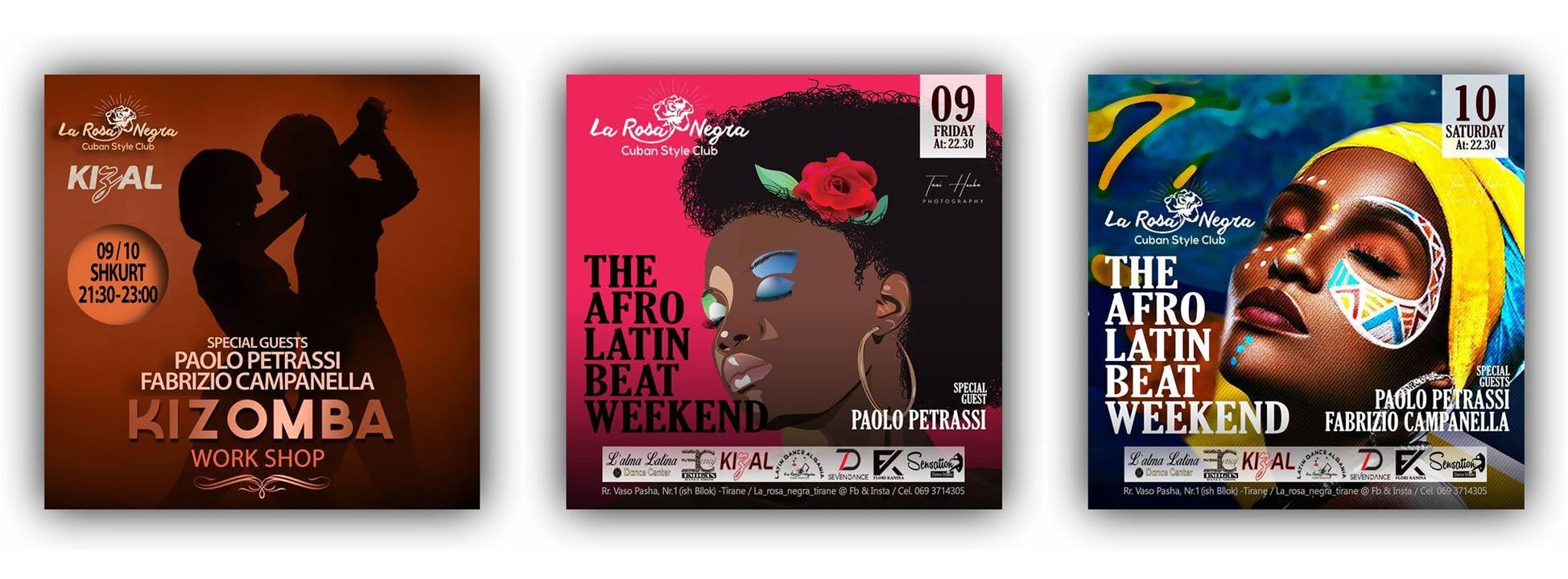 The AFRO LATIN BEAT Weekend at La ROSA NEGRA