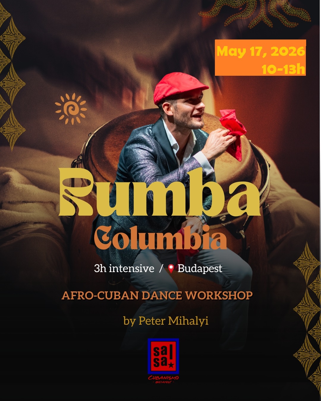 Kubai Rumba stílusfejlesztés Rumba Columbia - 3-órás intenzív workshop, középhaladó szinttől!