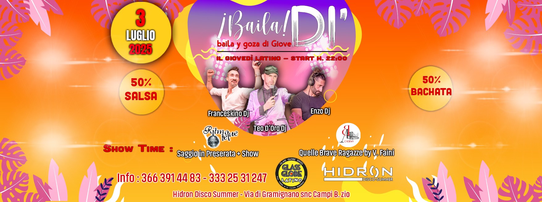BailaDI' Baila y Goza di gioveDI' - 3 Luglio 2025