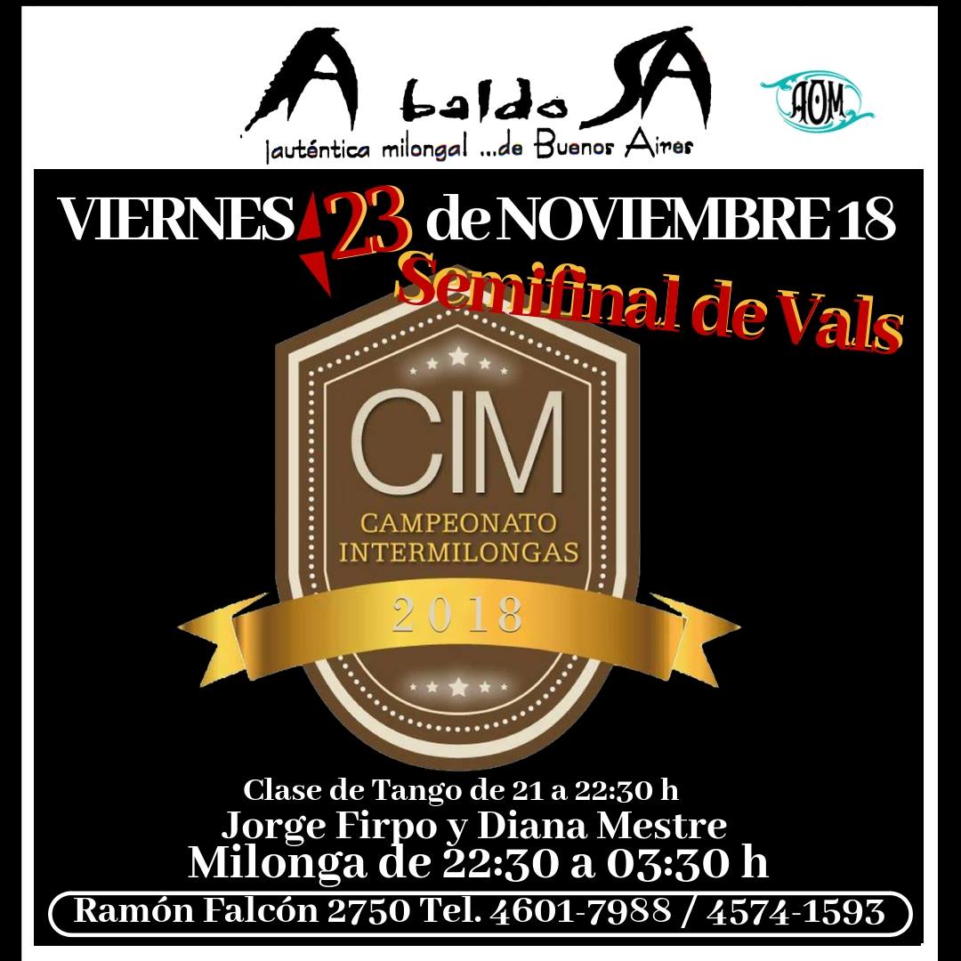 Viernes 23 en Milonga La Baldosa