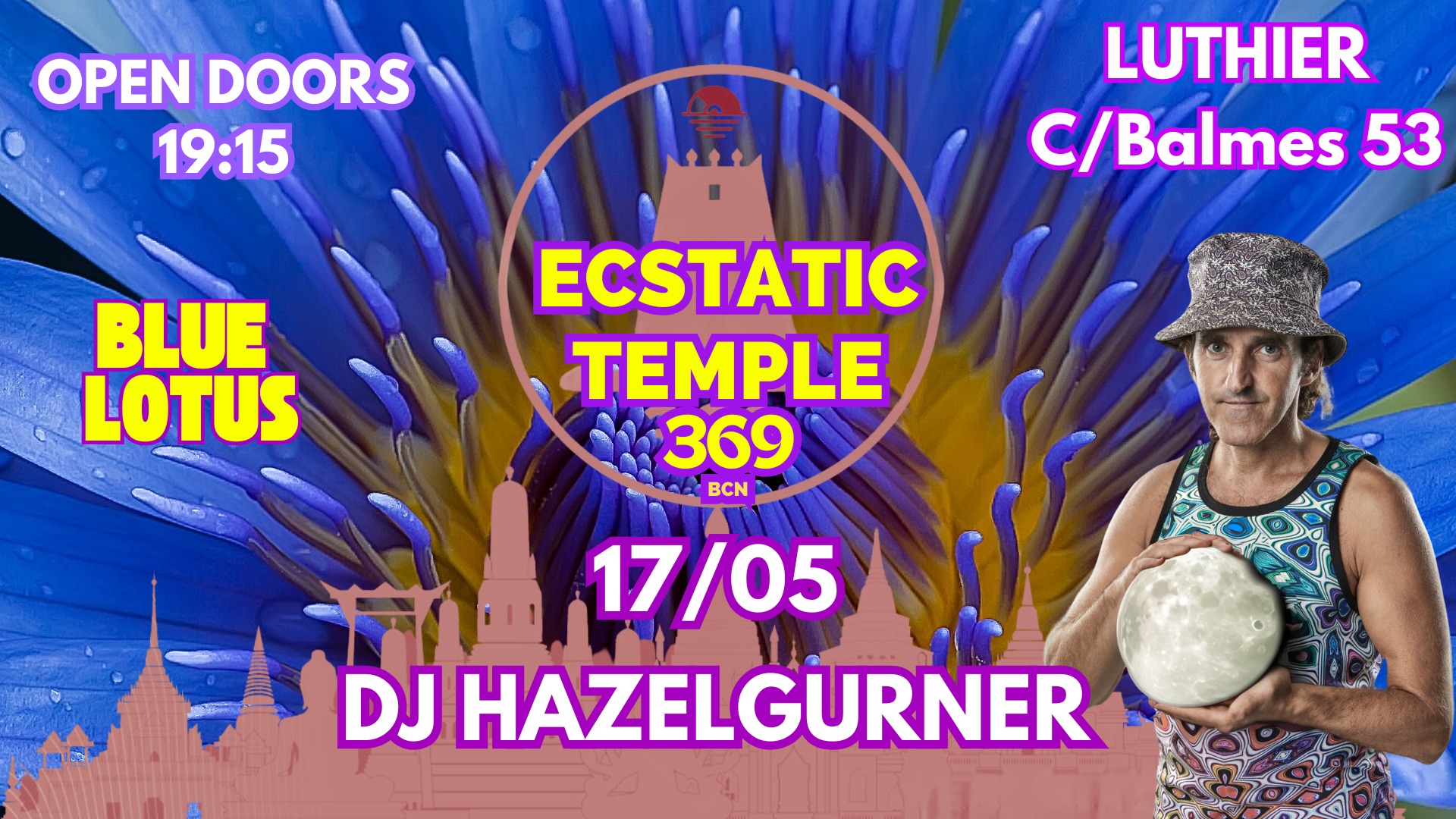 E Dance y Blue Lotus con Hazelgurner
