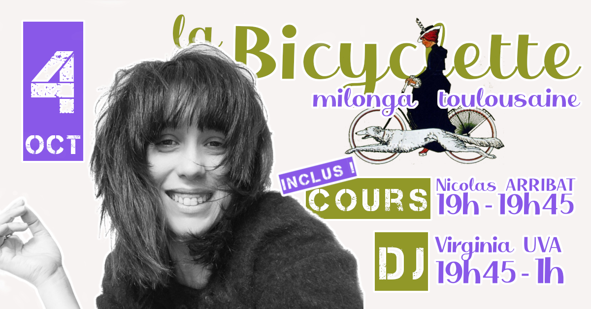 la Bicyclette milonga - dj Virginia UVA !