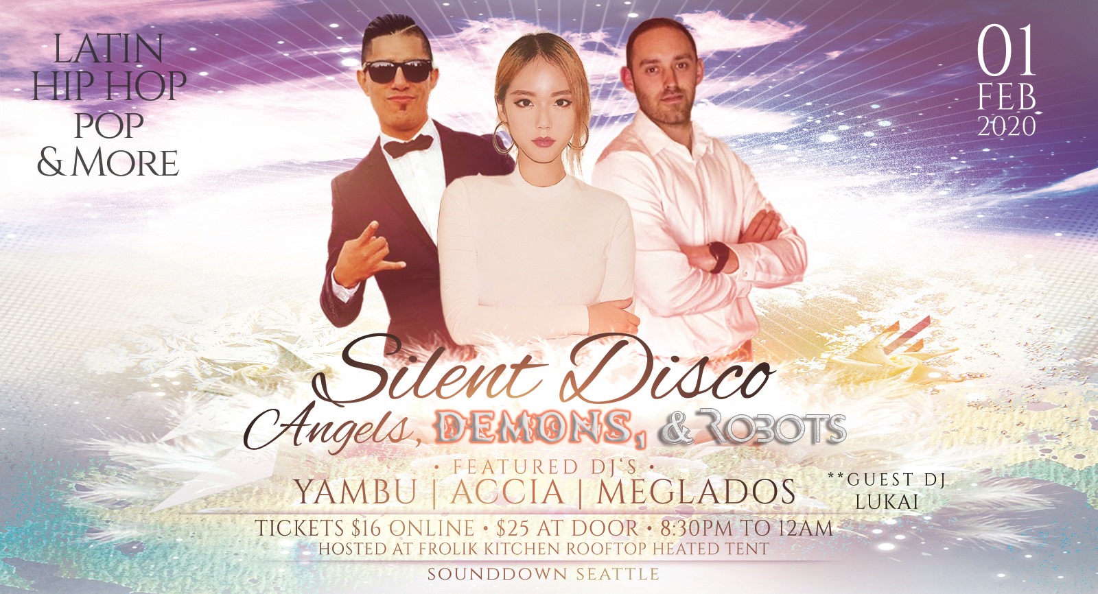 Silent Disco Costume Party: Angels Demons and Robots