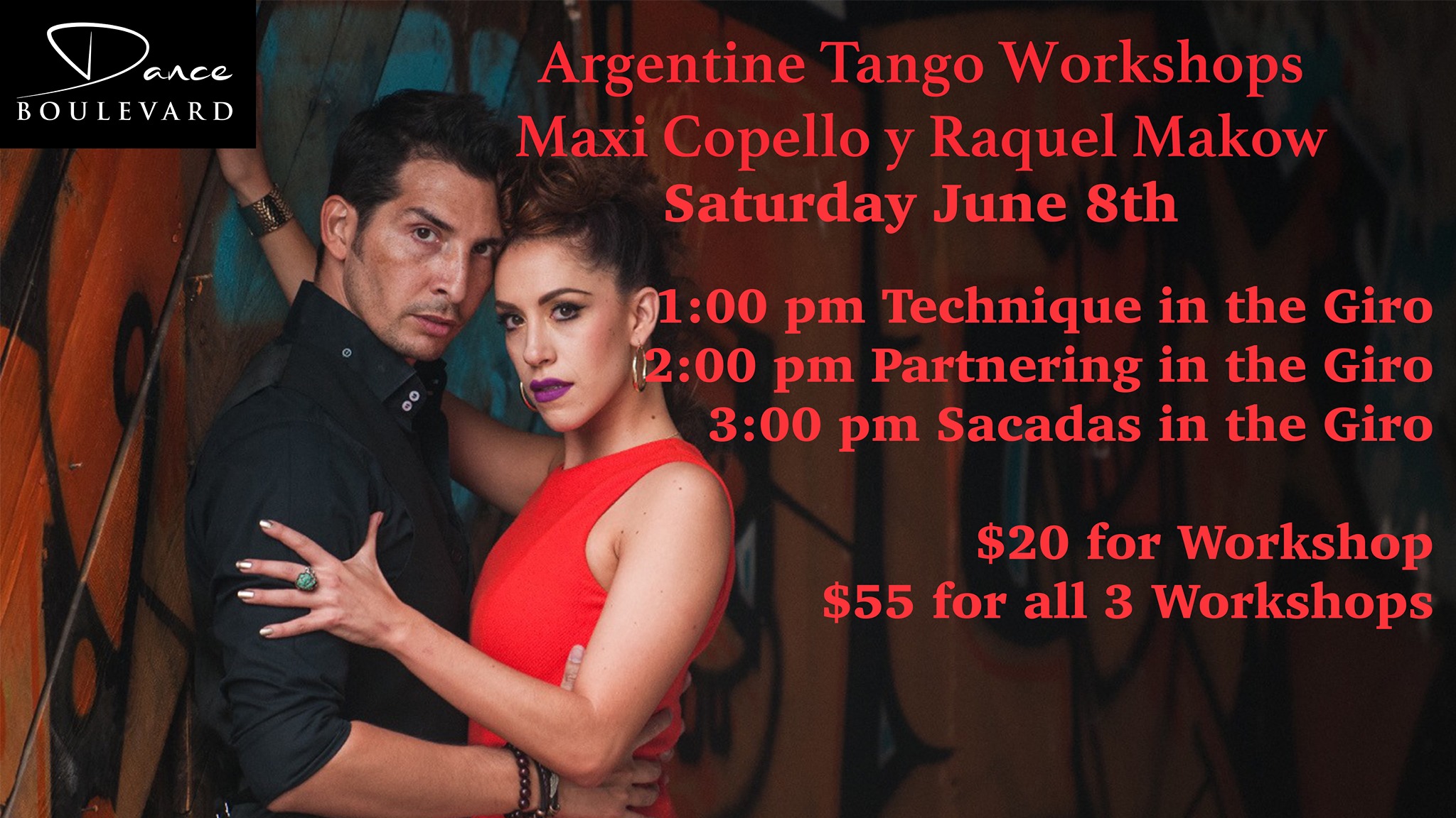 Argentine Tango Workshops Maxi y Raquel