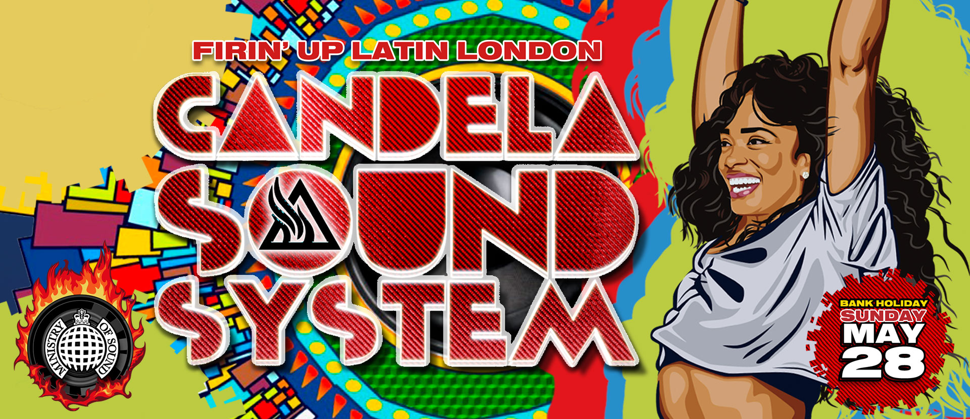 Candela Sound System at Ministry of Sound. Bank Holiday Sunday 28 May