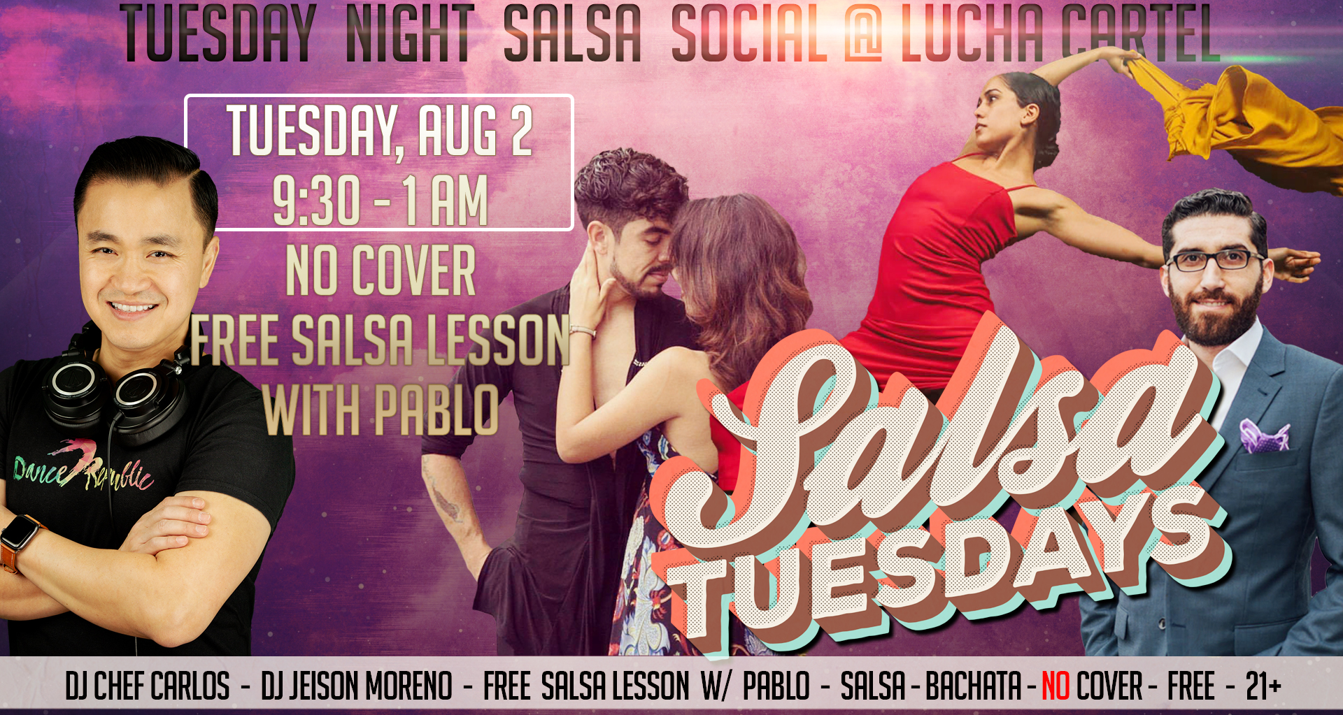 Salsa Tuesdays Aug 2