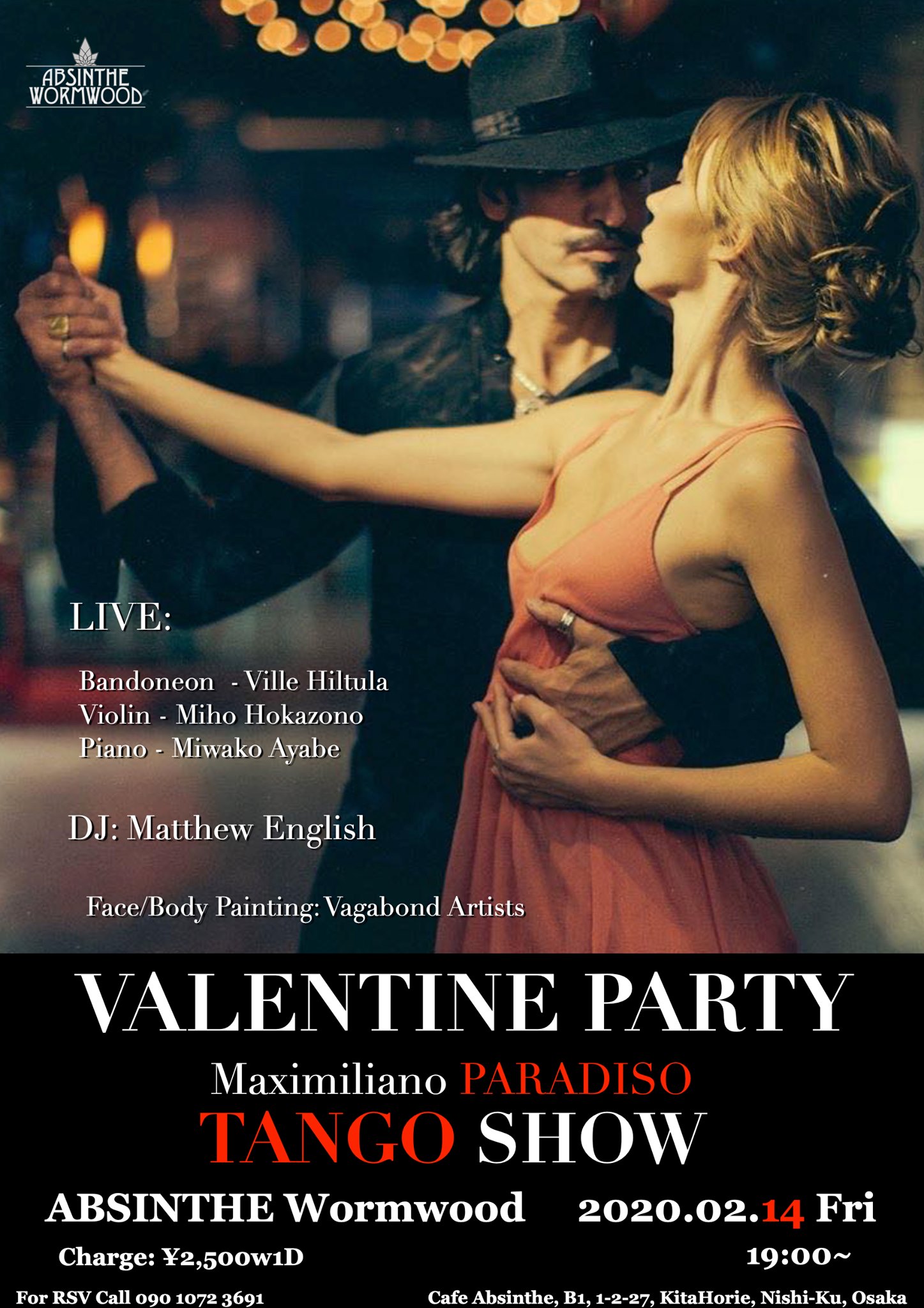 Valentine's Party - Tango Night with Maximiliano Paradiso