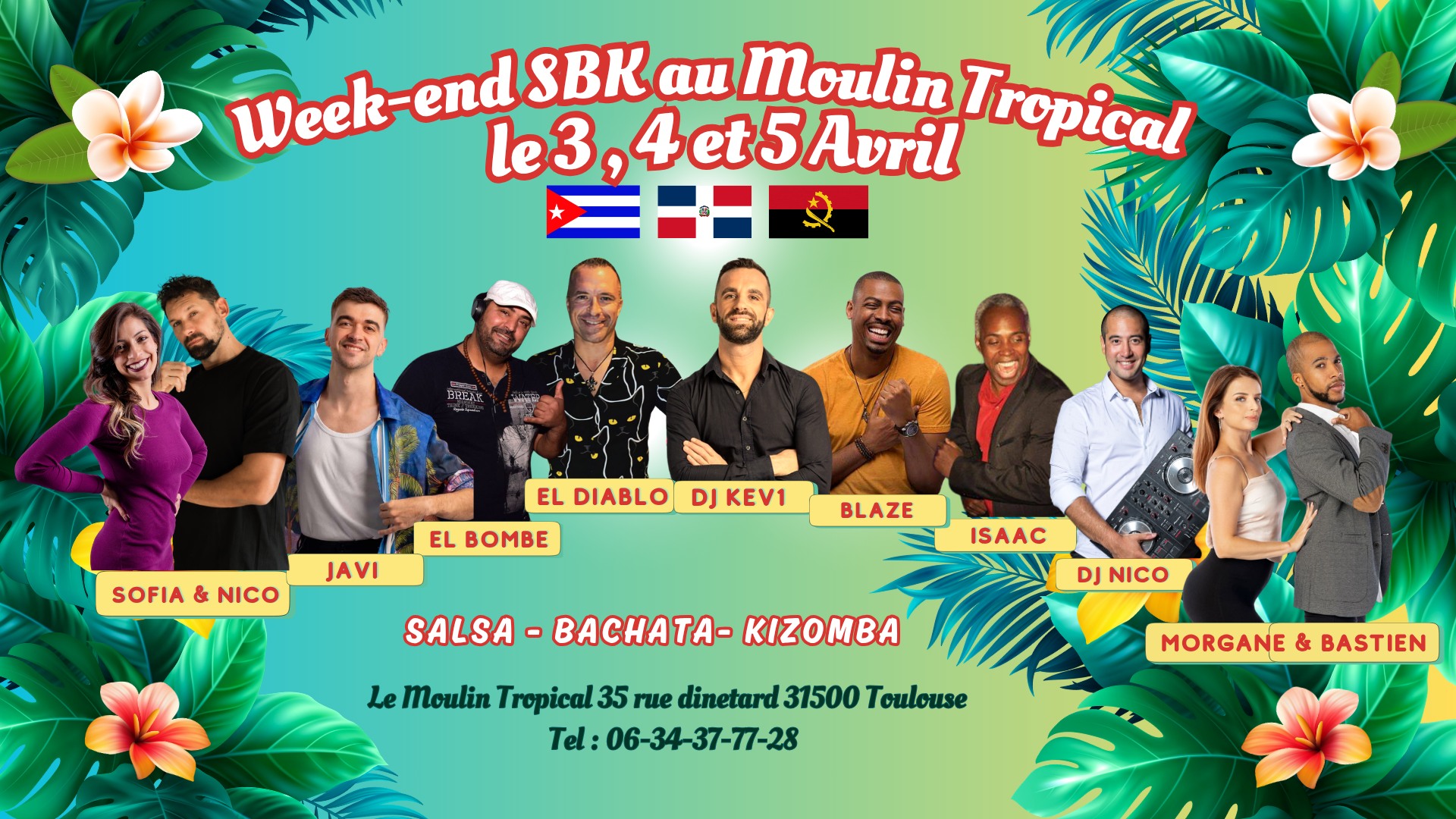Week-end SBK au moulin tropical