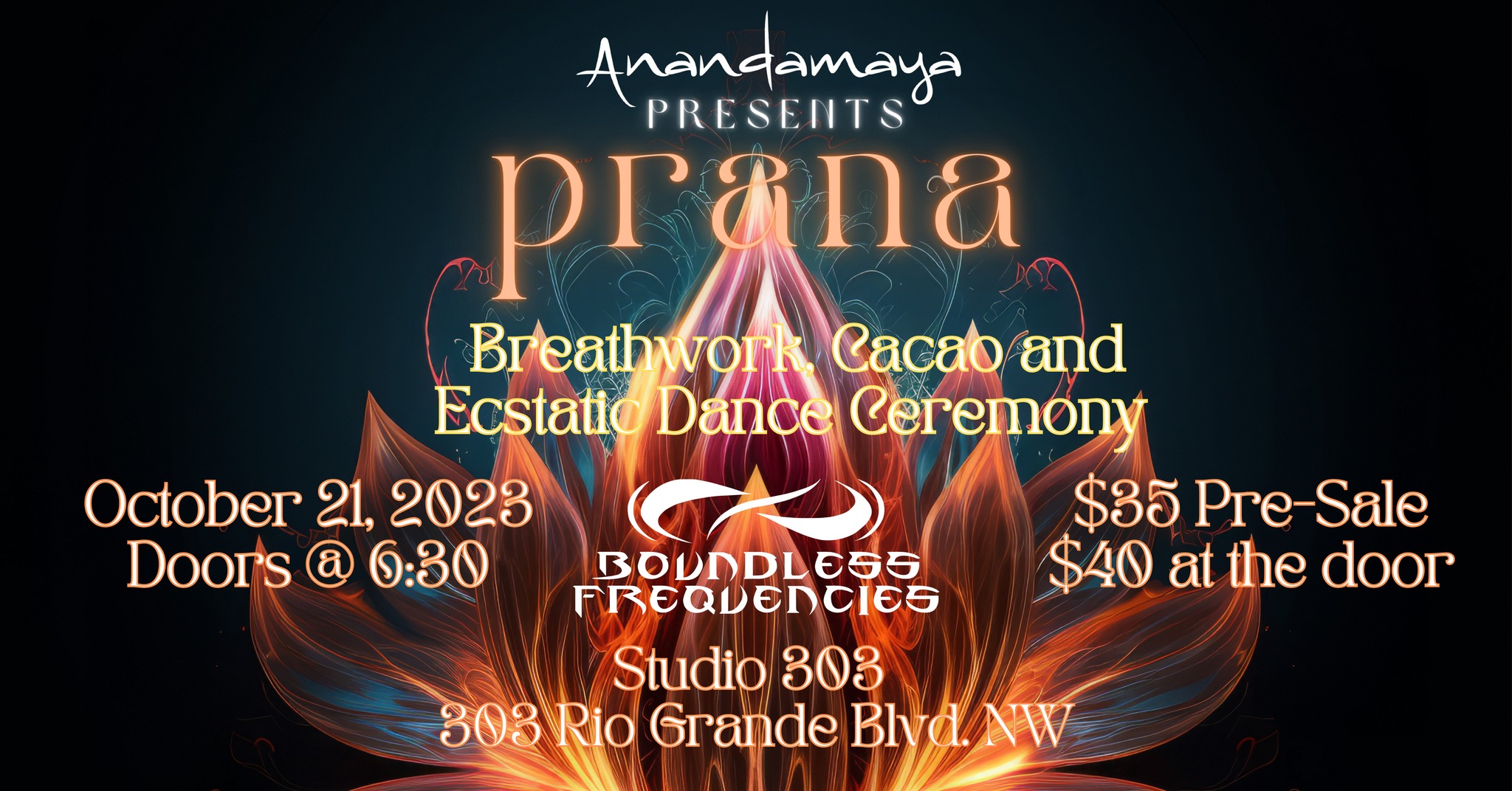 Prana~ A Breath Work, Cacao, and Ecstatic Dance Ceremony