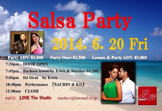 Salsa party @LOVE en Moriya