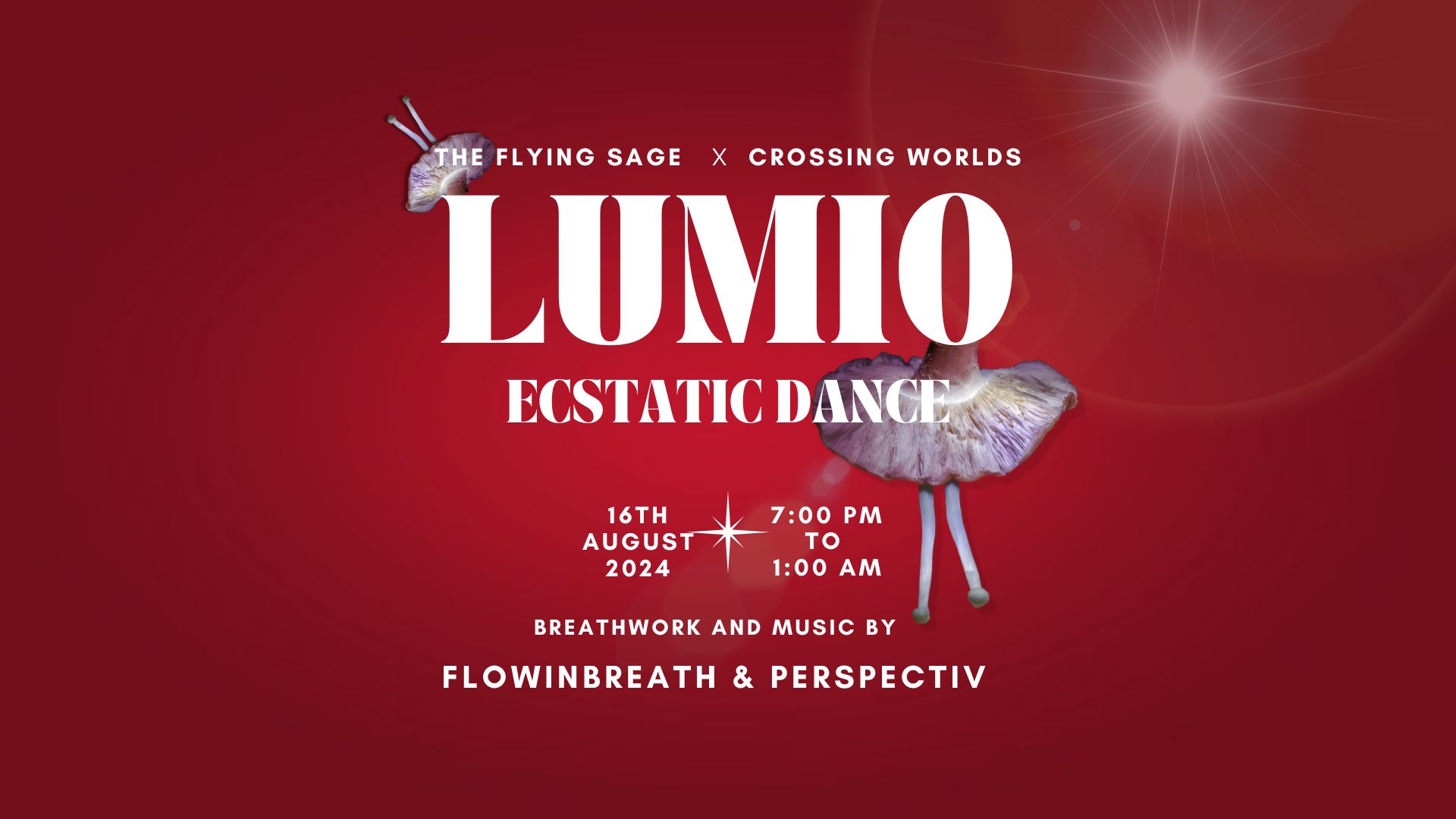 Lumio - A Monthly Breathwork & Ecstatic Dance Designed to Facilitate Your Full Expression.