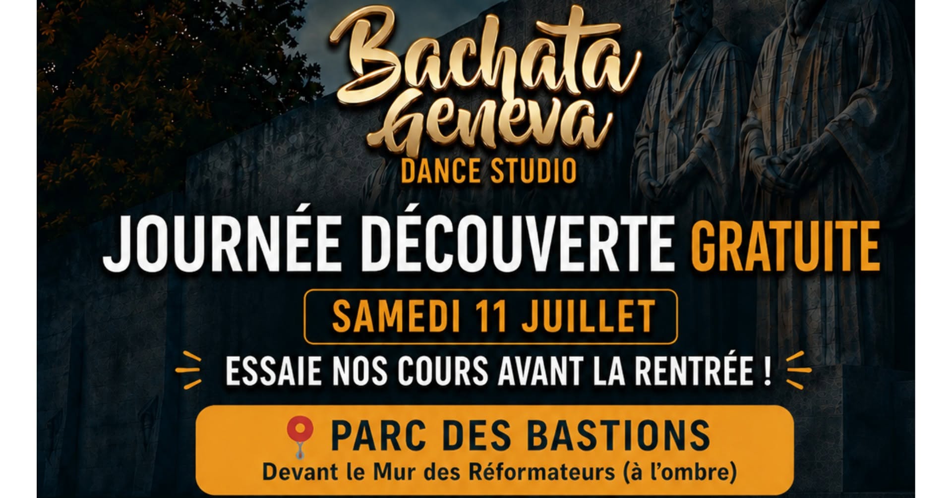 Journée Découverte GRATUITE : Viens Danser au Parc des Bastions !
